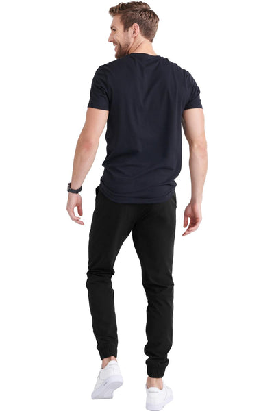 SAXX Droptemp Cool Cotton S/S V-Neck T-shirt SXSV44-BLK