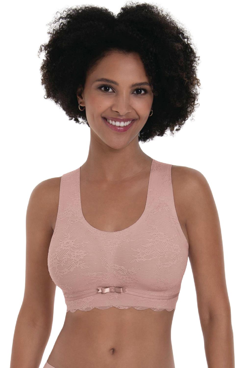 Anita Essentials Lace Bralette, Rosewood