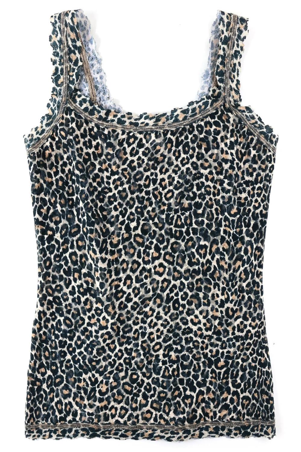 Hanky Panky Printed Lace Classic Cami, Leopard