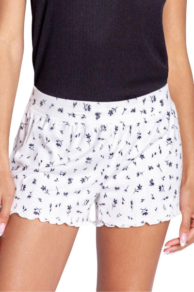 Around The Edges Shorts REAES-IVORY