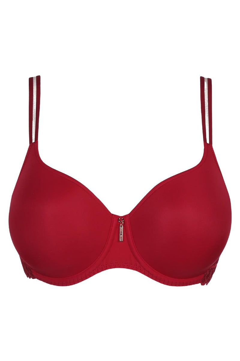 Prima Donna Twist East End Padded Heart Shaped Bra, Red Boudoir (0241930)