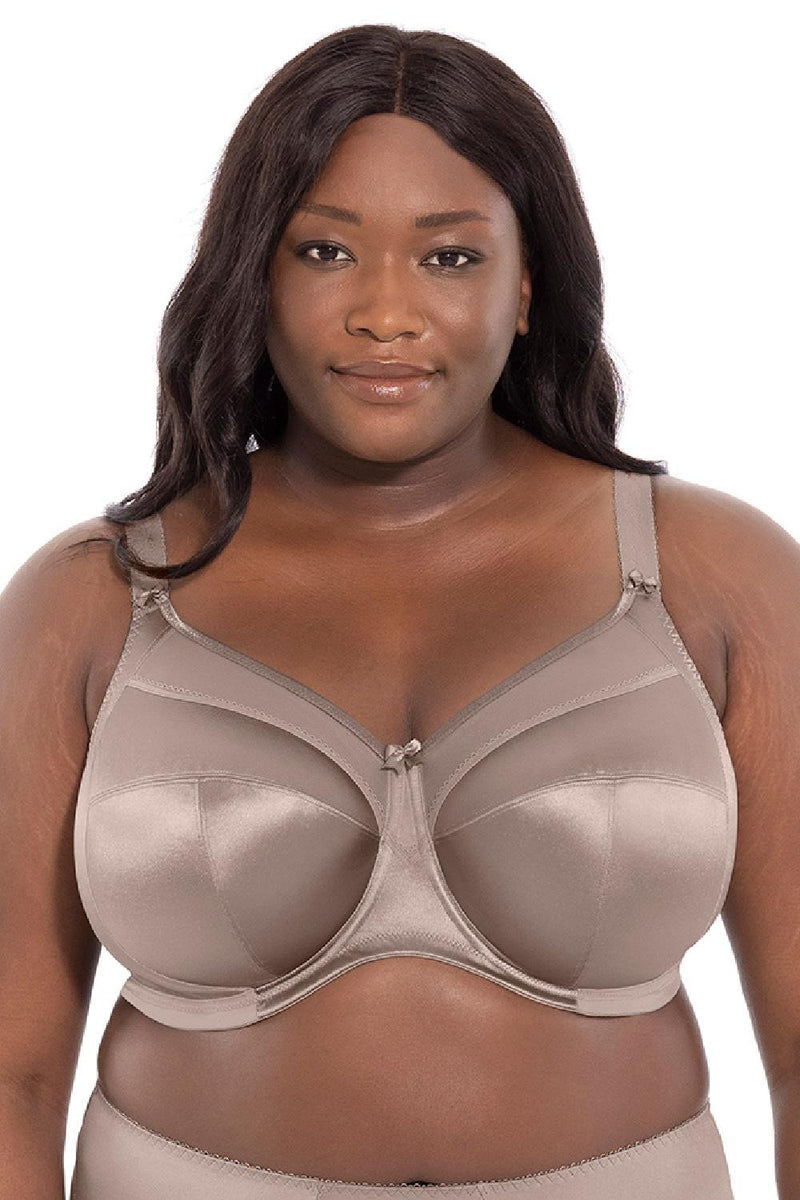 Goddess Keira Banded Underwire Bra, Pebble (GD6090)