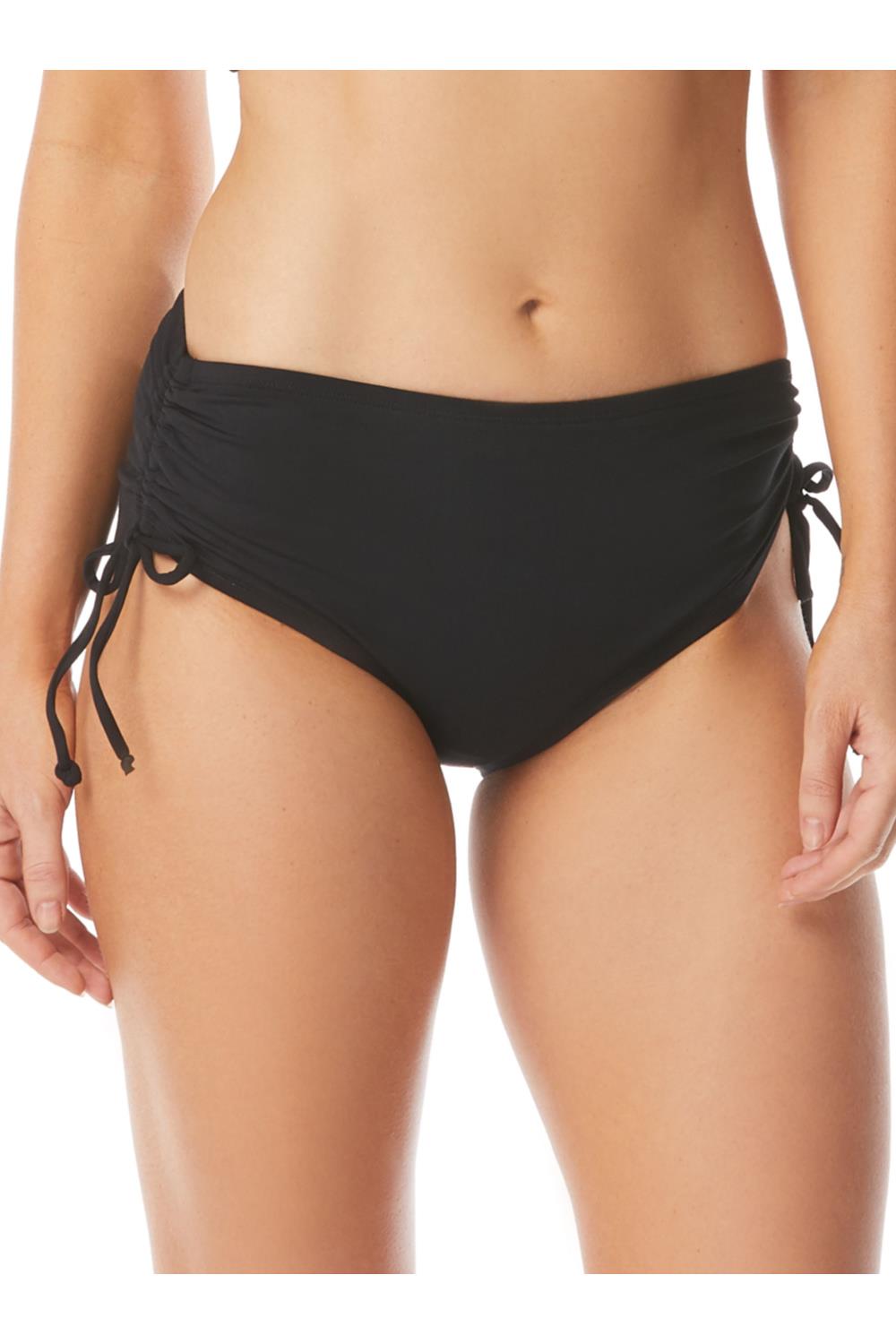 Beach House Hayden High Waist Bikini Bottom, Black (H58179)