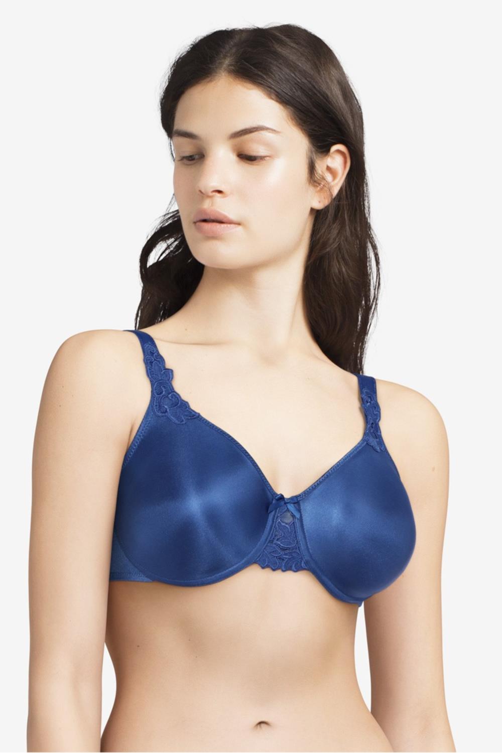 Chantelle Hedona Moulded Underwired Bra, Bleu du Nord – My Top Drawer