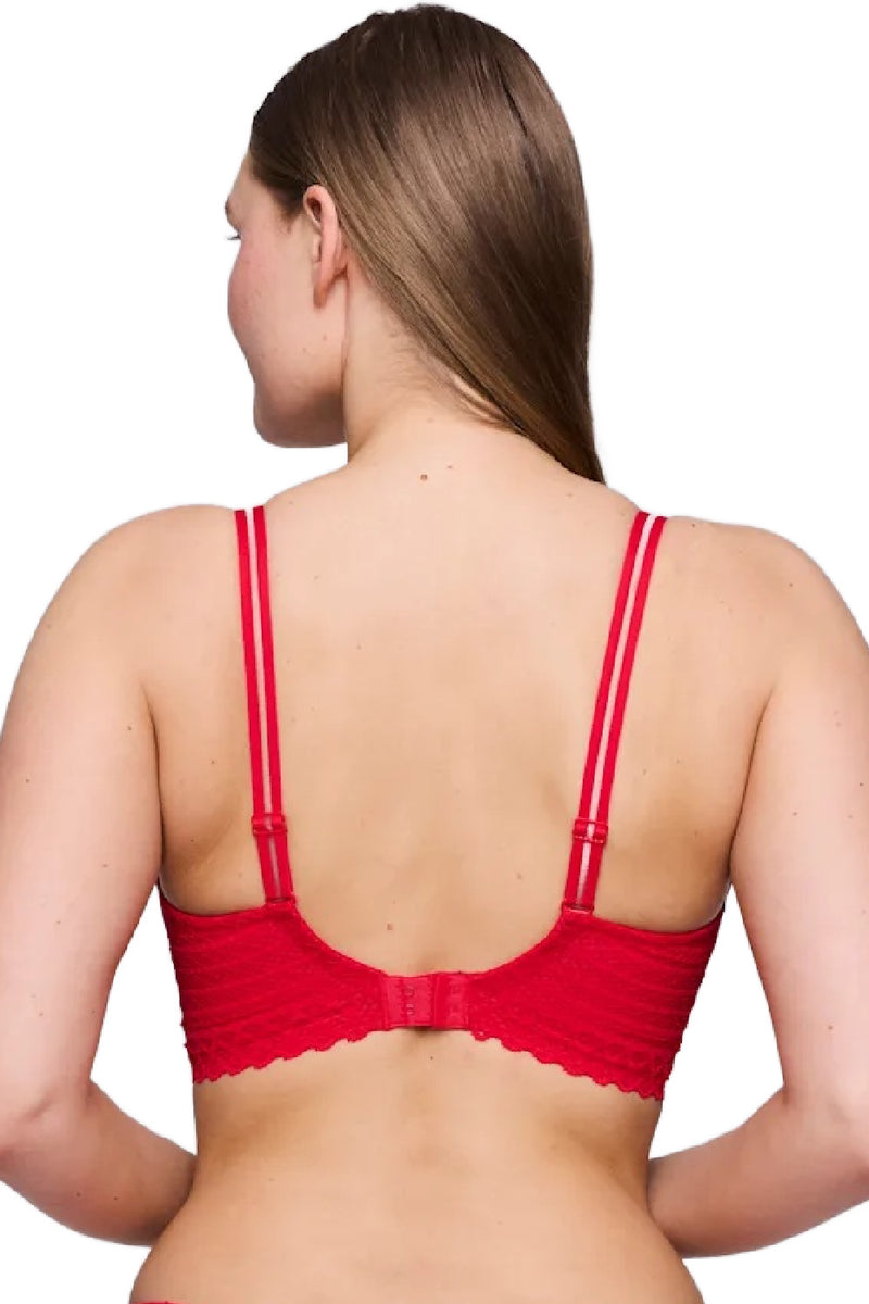 PrimaDonna Twist East End padded Heart Shaped Bra, Red (0241930)