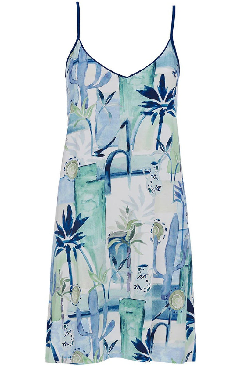 Cyberjammies Harriet Jersey Chemise, Watercolour Landscape Print (0722)
