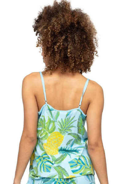 Cyberjammies Paige Jersey Cami, Pineapple Print (0767)