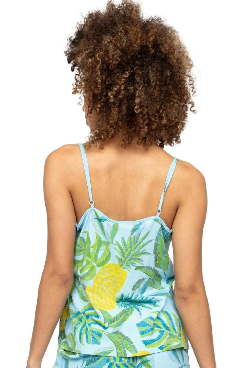 Cyberjammies Paige Jersey Cami, Pineapple Print (0767)