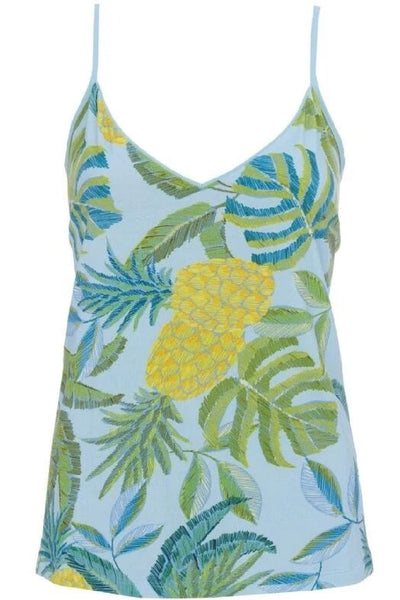 Cyberjammies Paige Jersey Cami, Pineapple Print (0767)