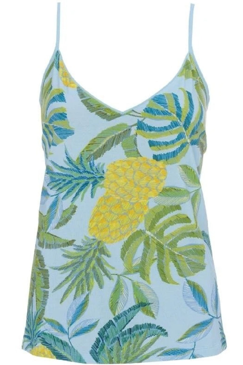 Cyberjammies Paige Jersey Cami, Pineapple Print (0767)