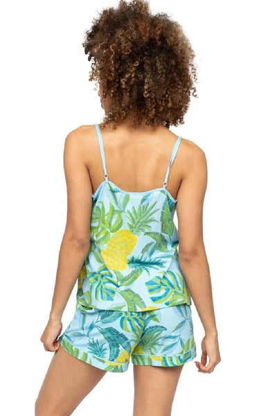 Cyberjammies Paige Jersey Shorts, Pineapple Print (0768)
