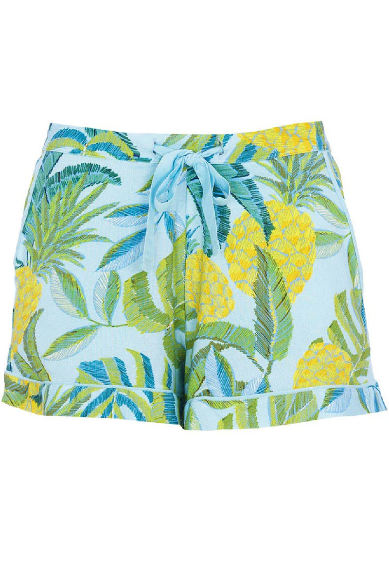 Cyberjammies Paige Jersey Shorts, Pineapple Print (0768)