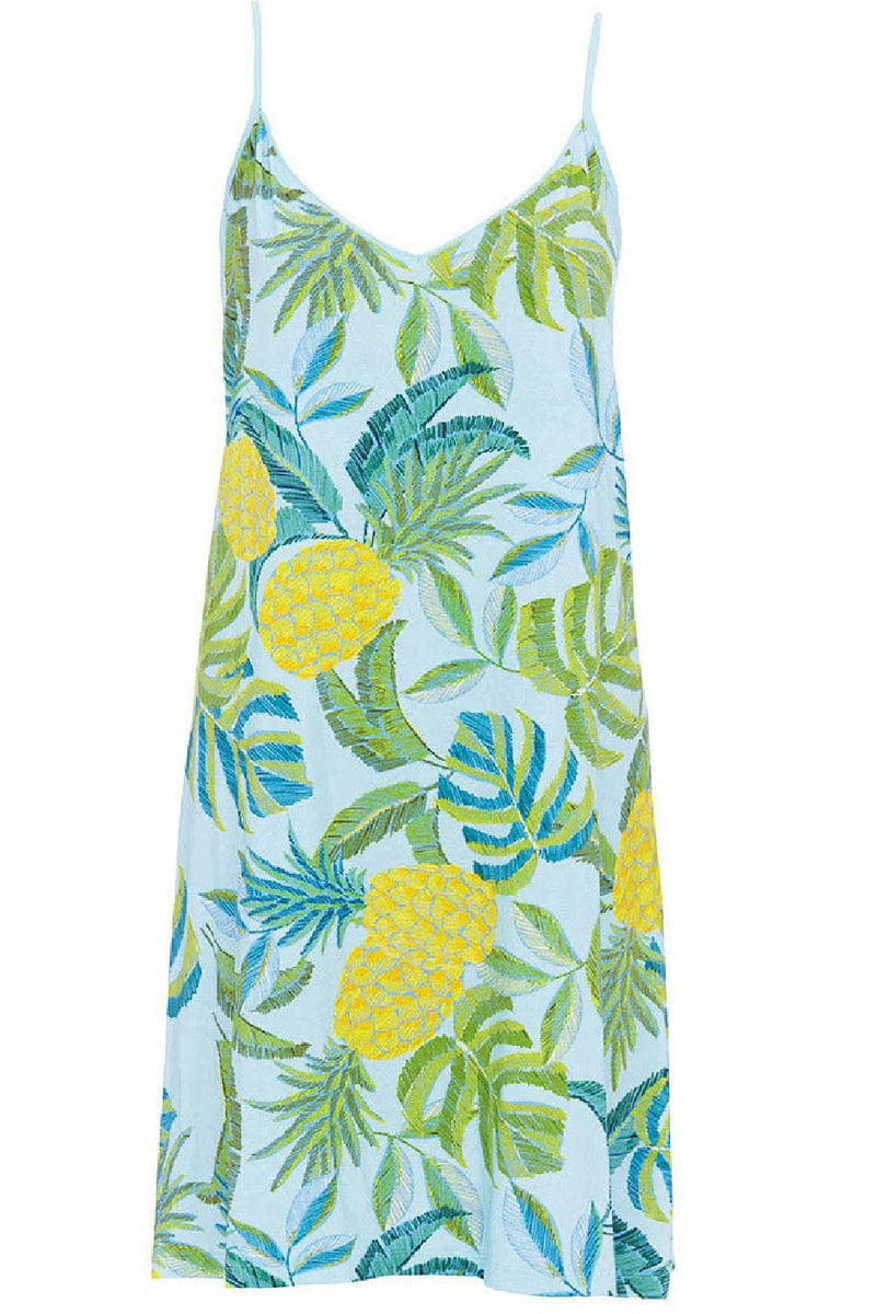 Cyberjammies Paige Jersey Chemise, Pineapple Print (0769)