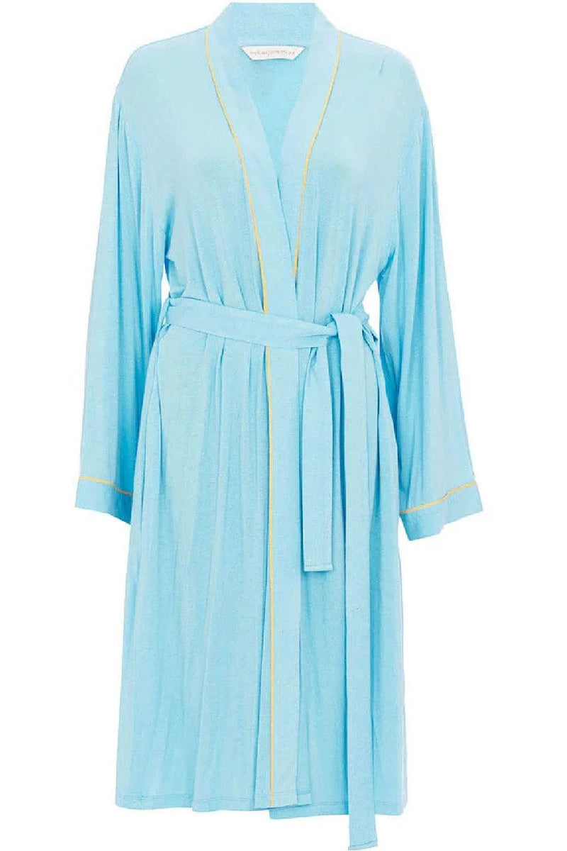 Cyberjammies Paige Jersey Short Robe, Blue (0775)