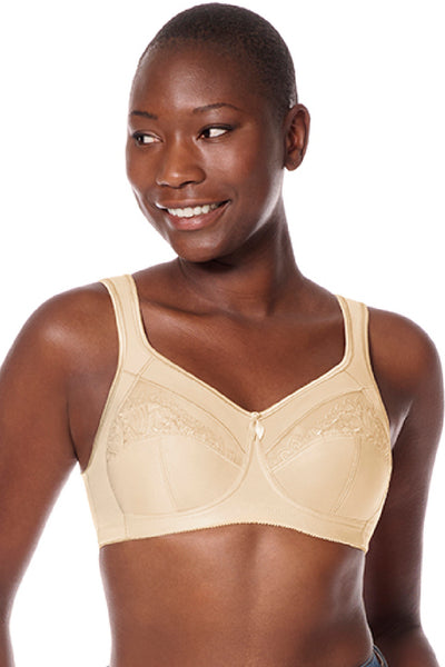 Amoena Isadora Wire-Free Mastectomy Soft Bra, Sand (0948)