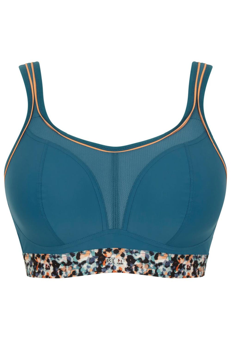 Panache Non-Wired Sports Bra, Abstract Animal (7341B)