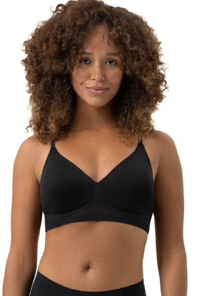 Mey Invisibles Triangle Bralette, Black (1150030)