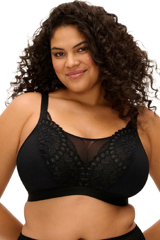 Elomi Tiernie Wireless Bralette, Black (EL303317)