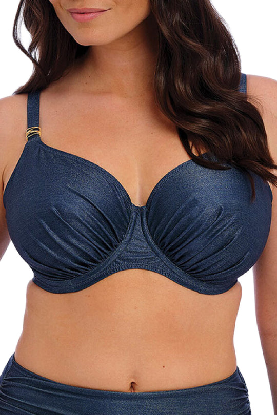 Fantasie Paros Coast Gathered Full Cup Bikini, Midnight Sparkle