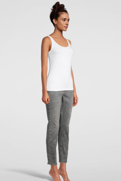 Oscalito Micromodal Tank Top, White (1208)