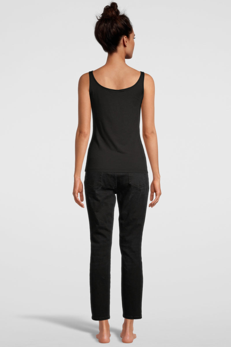 Oscalito Micromodal Tank Top, Black (1208)