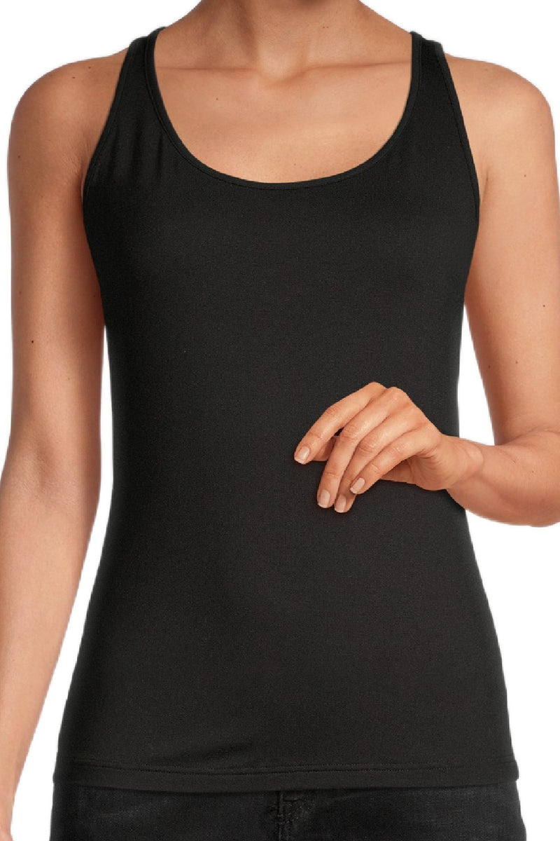 Oscalito Micromodal Tank Top, Black (1208)