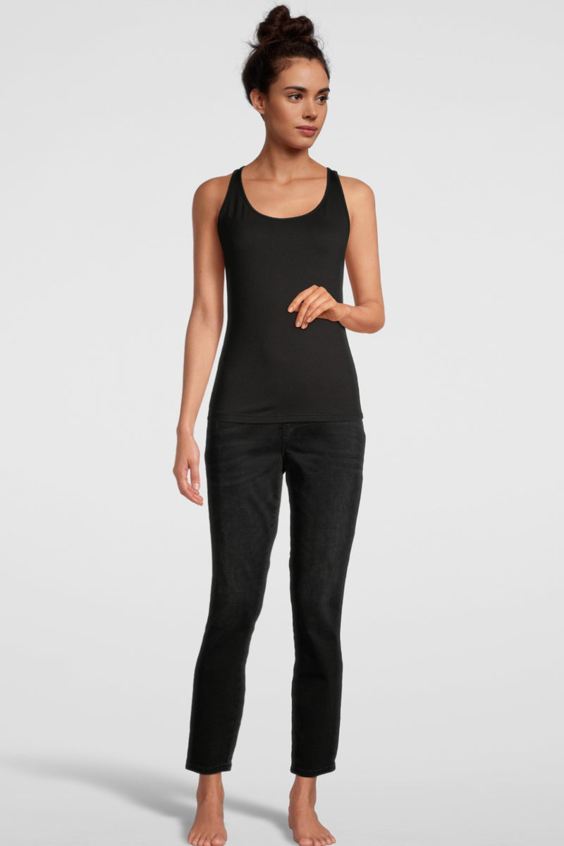 Oscalito Micromodal Tank Top, Black (1208)