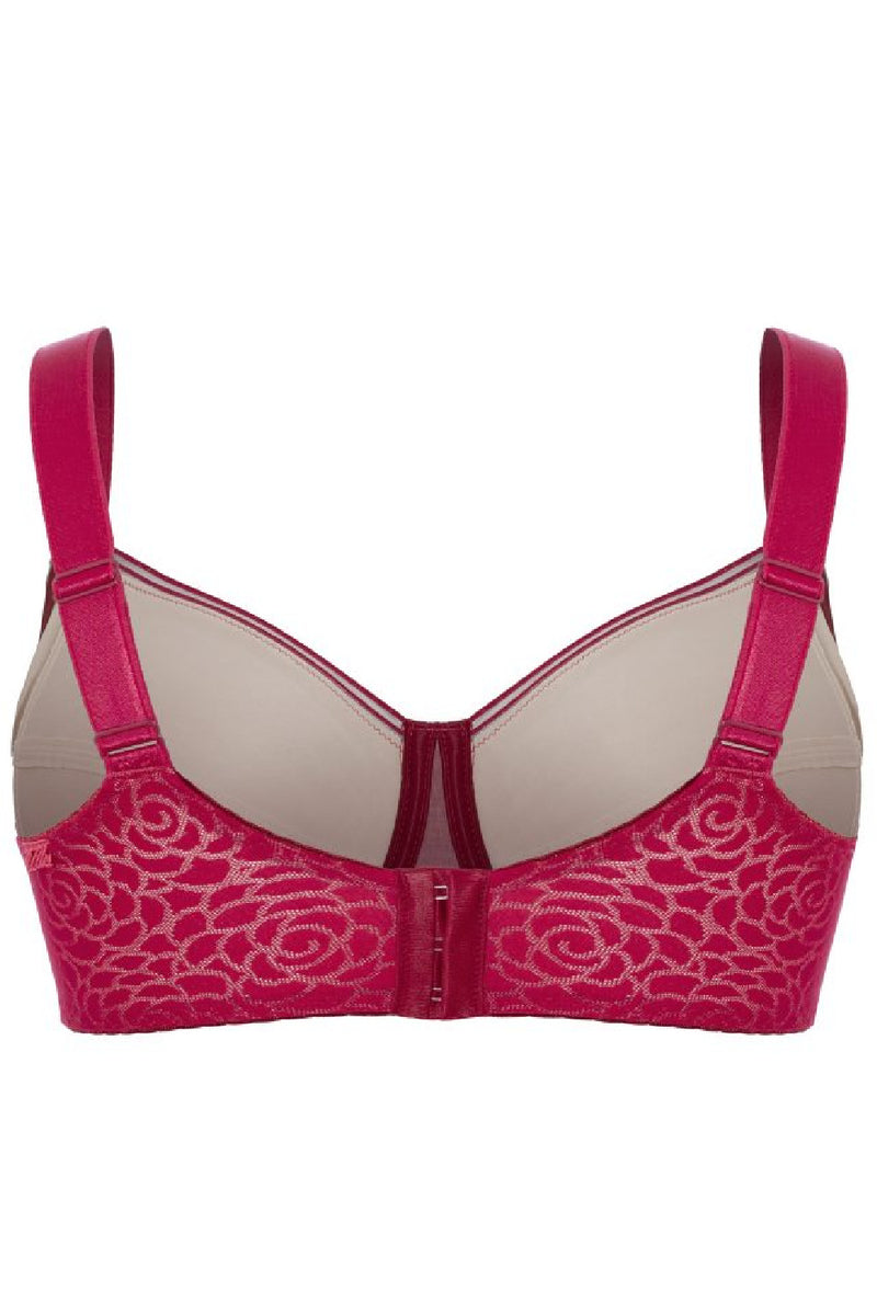 Ulla Romy Seamless Full Cup Bra, Cranberry (1920)