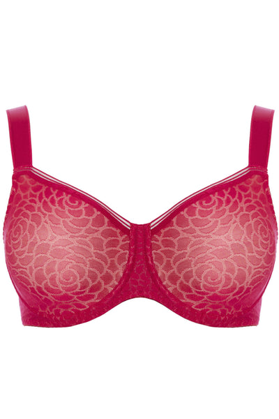 Ulla Romy Seamless Full Cup Bra, Cranberry (1920)