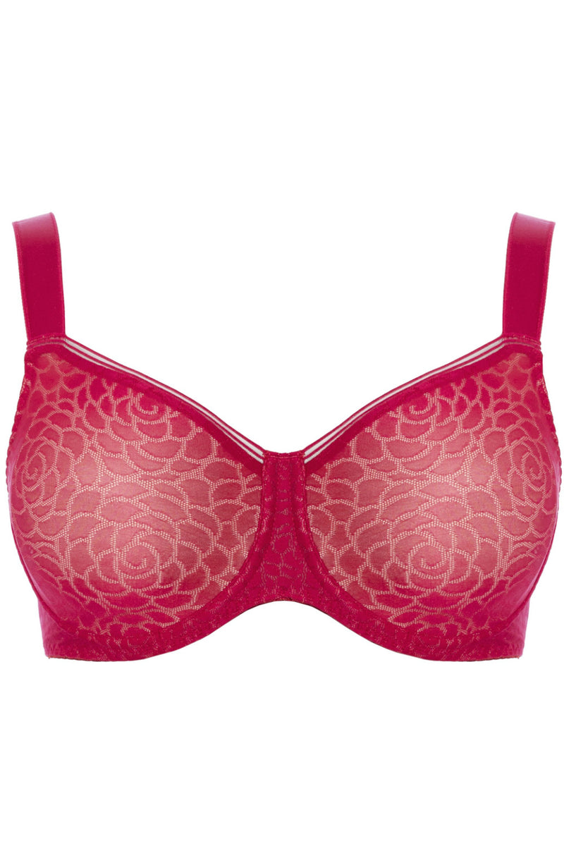 Ulla Romy Seamless Full Cup Bra, Cranberry (1920)