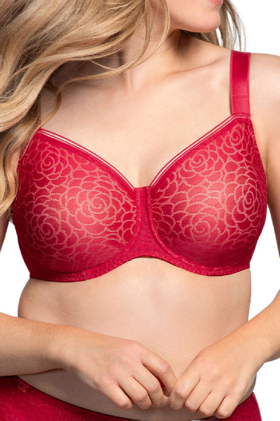 Ulla Romy Seamless Full Cup Bra, Cranberry (1920)