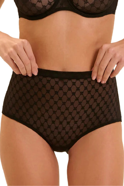 Simone Perele Plume Control Panty, Black (1G4610)