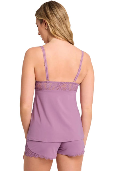 Fleur't Berry Garden Bust Support Cami Short Set, Berry Glaze (9590)