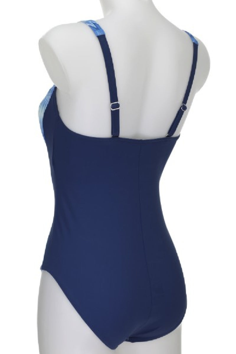 Sunflair Square Neck Swimsuit, Blue (22033)