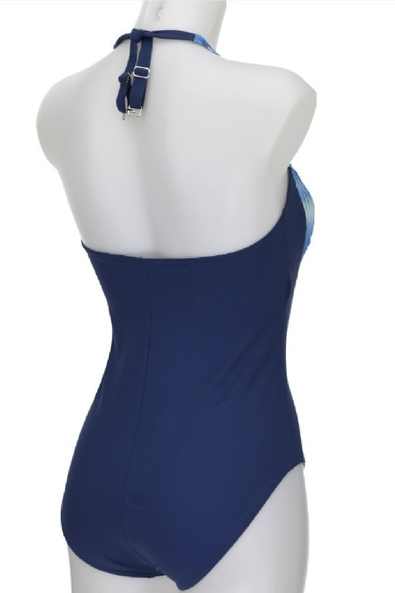 Sunflair Square Neck Swimsuit, Blue (22033)