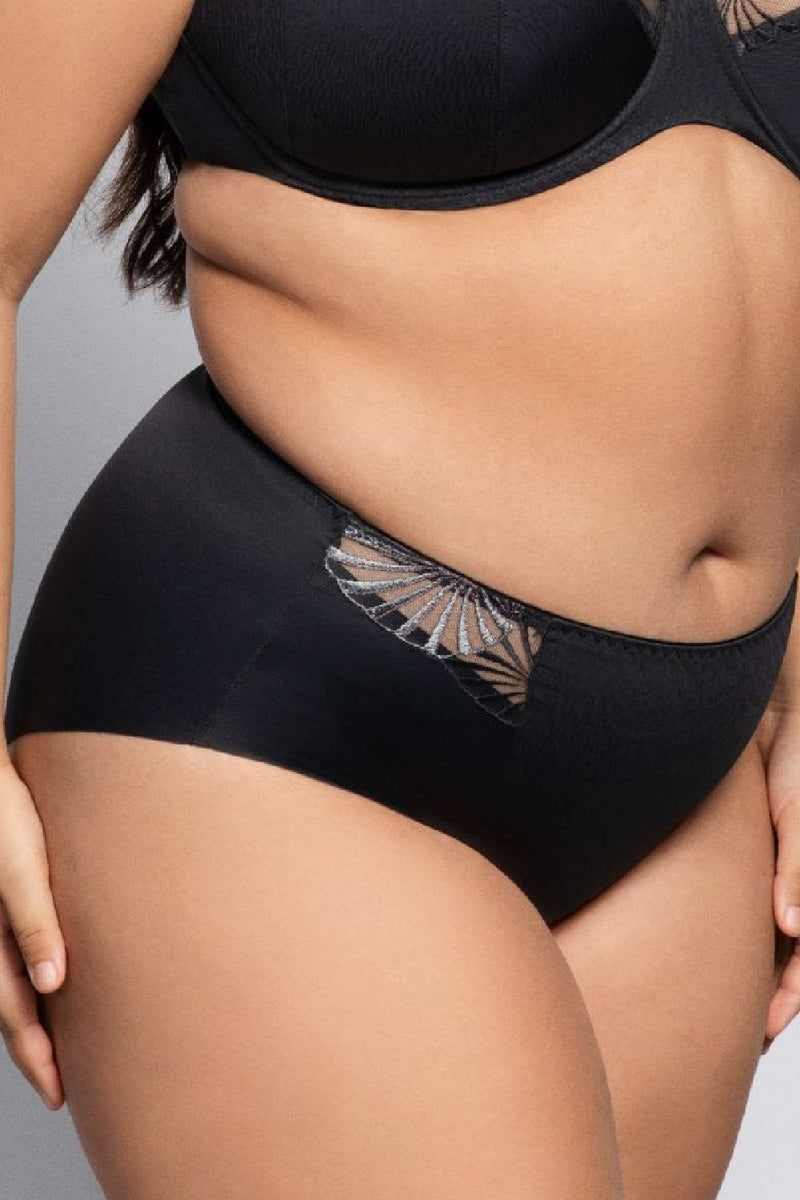 Ulla Emily High-Waist Panty, Black (2210)