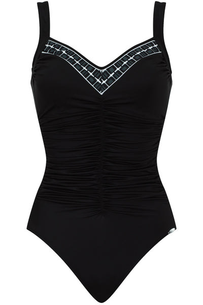Sunflair Basic Scoop Back Swimsuit, Black (22116)