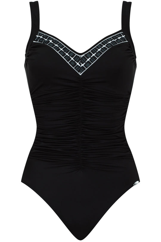 Sunflair Basic Scoop Back Swimsuit, Black (22116)