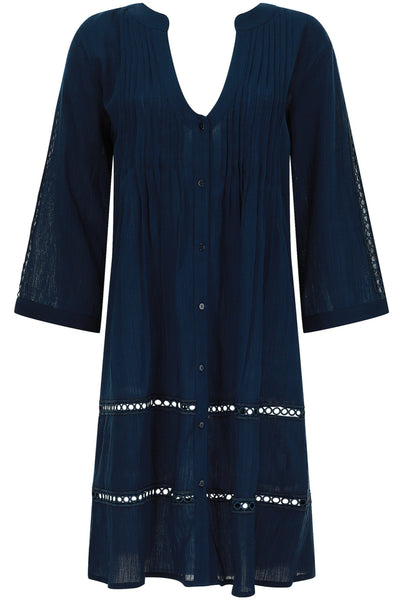 Sunflair Beach Dress Cover-Up, Navy (23101)