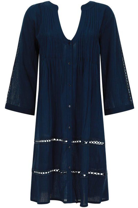Sunflair Beach Dress Cover-Up, Navy (23101)