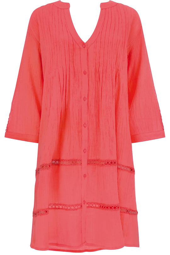 Sunflair Beach Dress Cover-Up, Coral (23101)