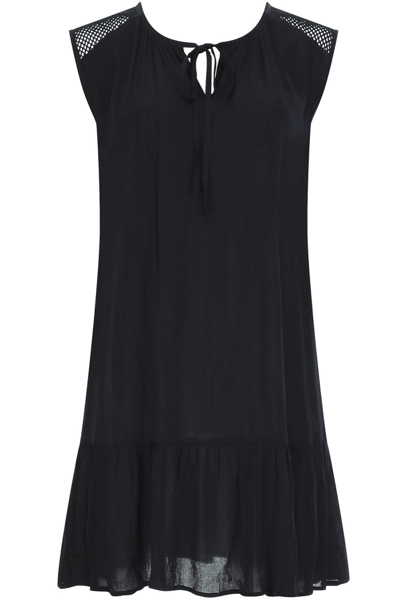 Sunflair Cap Sleeves Dress, Black (23307)