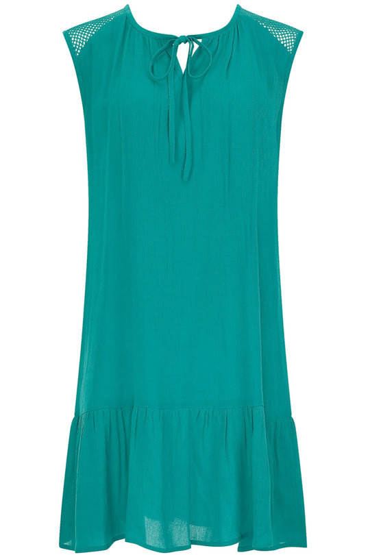 Sunflair Cap Sleeves Dress, Turquoise (23307)