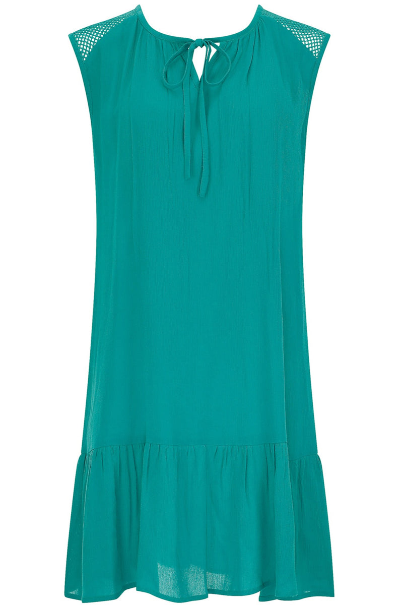 Sunflair Cap Sleeves Dress, Turquoise (23307)