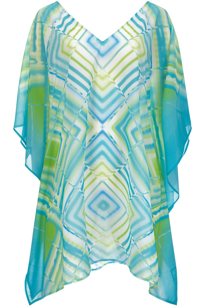Sunflair V-Neck Kaftan, Turquoise (23803)