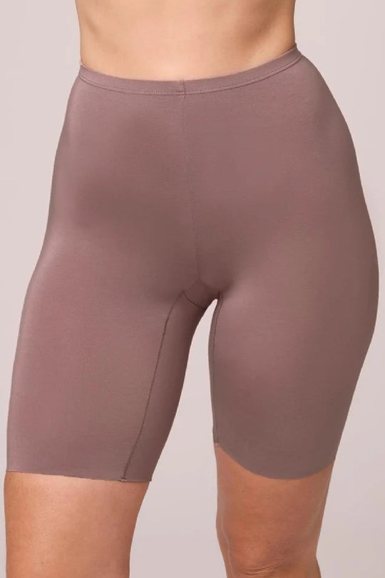 Montelle Body Bliss Biker Short with Anti-chafing, Cappuccino (9755)