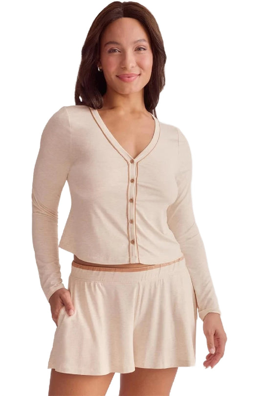 Fleur't Golden Hour Short Set, Honey Oat (6146)
