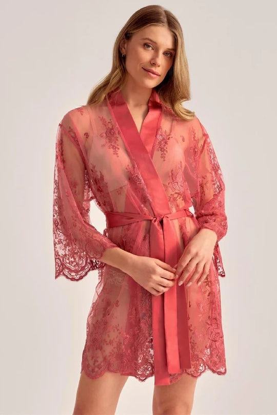 Rya Darling Short Robe, Camelia (197)