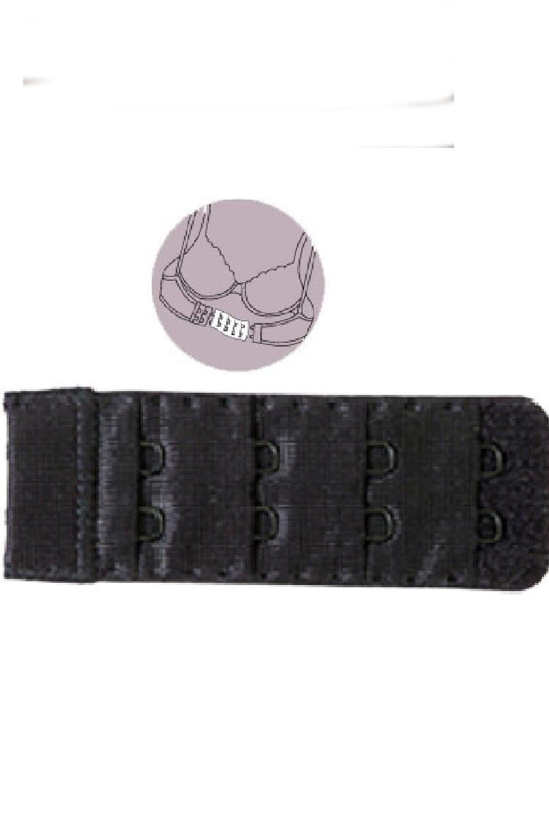 Fashion Essentials Bra Extender 1.5" , Black F50511