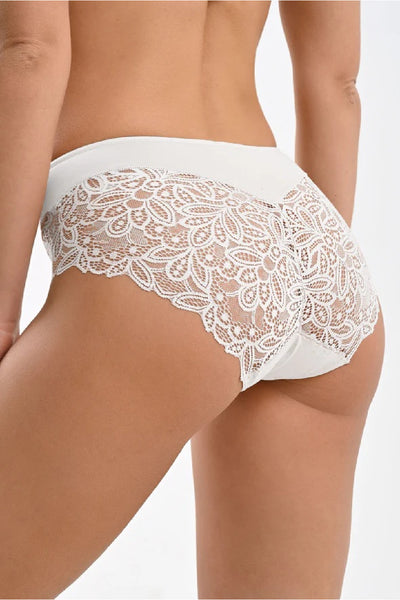 Janira Belle Cotton Niki Bikini Brief, White (30558)